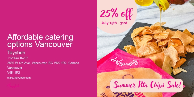 Vancouver vegan catering