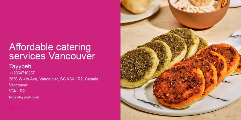 Premium Syrian Catering Vancouver