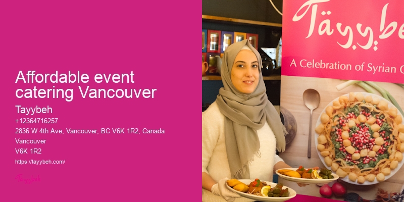 Catering Company Vancouver