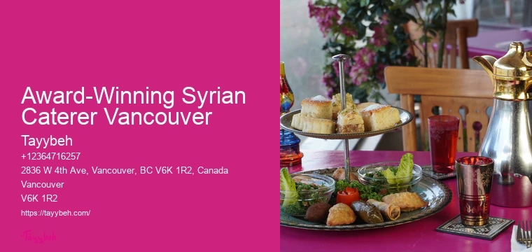 Wedding catering services Vancouver