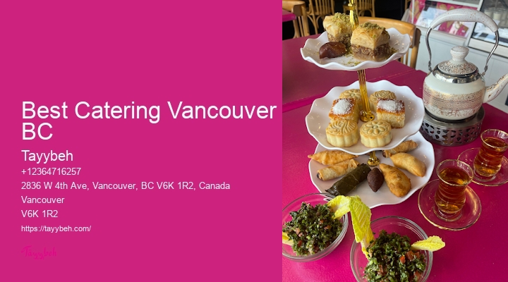 Catering for Parties and Weddings Vancouver