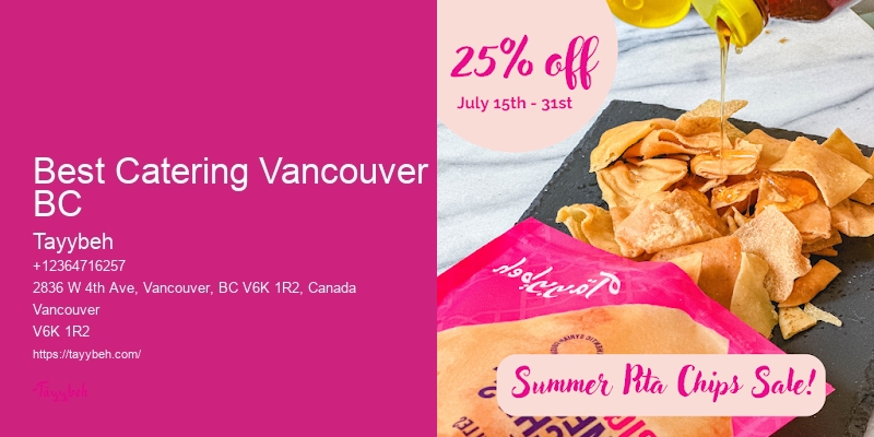 Award-Winning Catering Services Vancouver