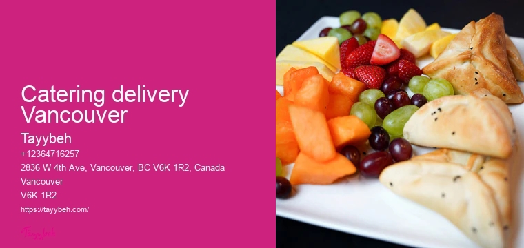 Best wedding catering Vancouver