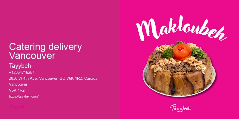 Full-service catering Vancouver