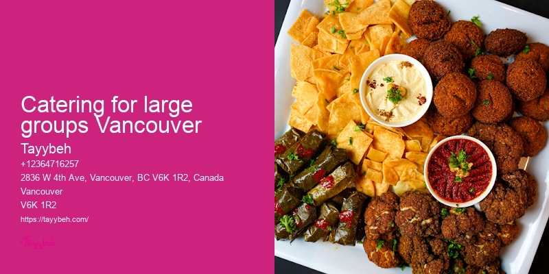 Syrian Food Delivery Service Vancouver