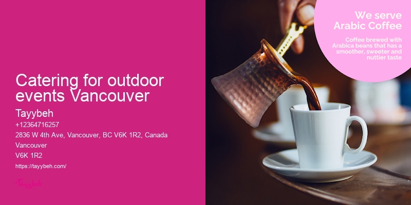 Vancouver event catering with variety