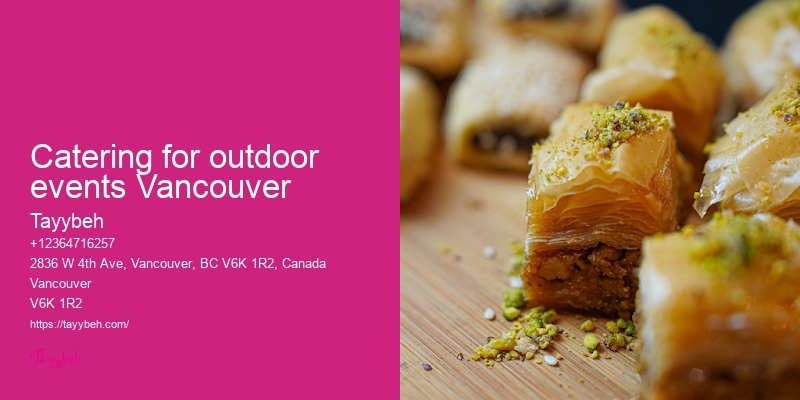 Vancouver catering for small events