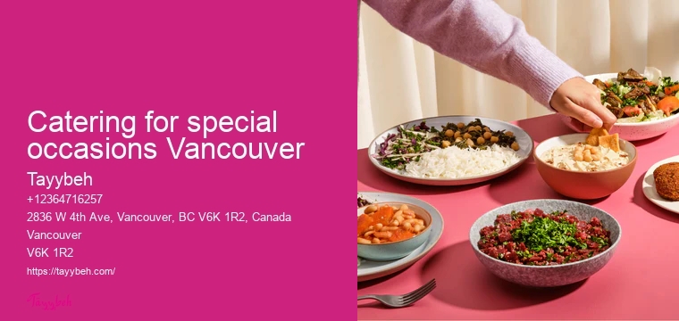 Community-Focused Catering Vancouver