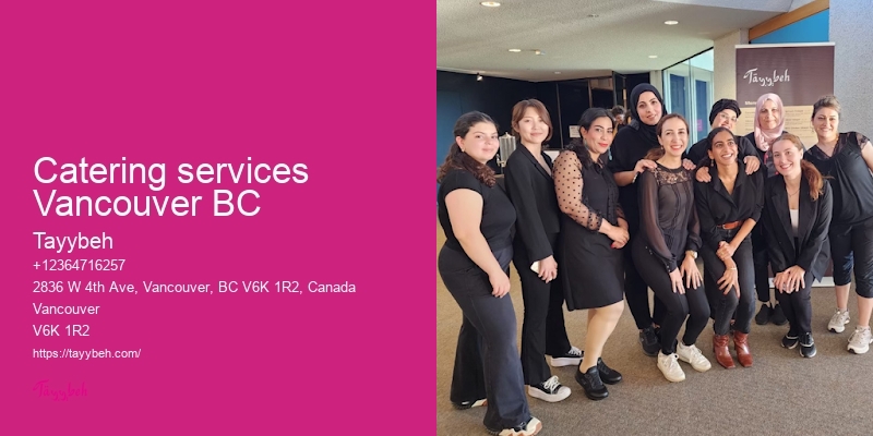Catering services Vancouver BC