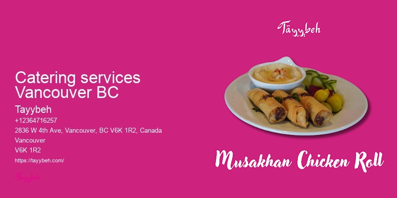 Catering services for events Vancouver