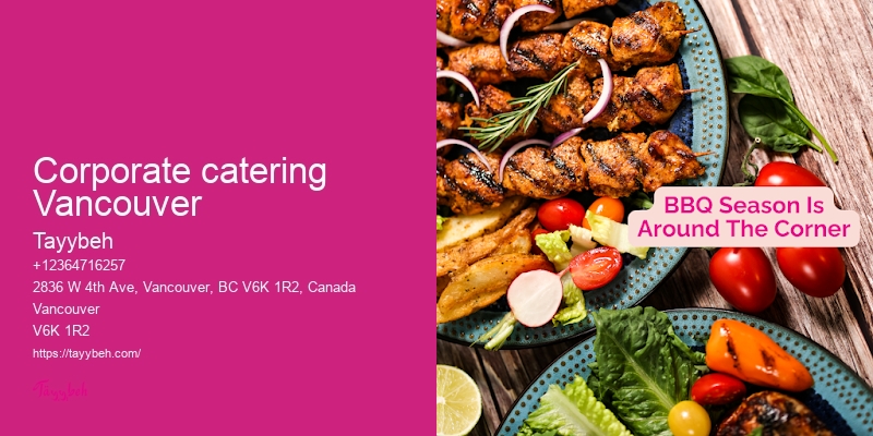 Vancouver top-rated catering companies