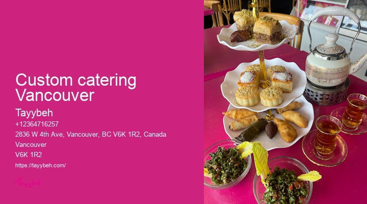 Syrian Event Catering Vancouver