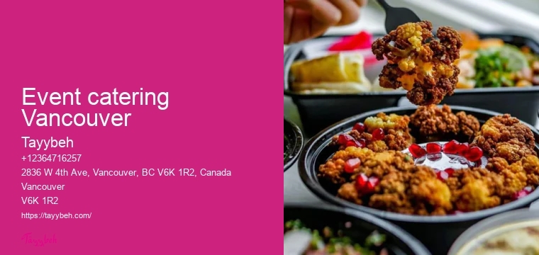 Vancouver casual catering