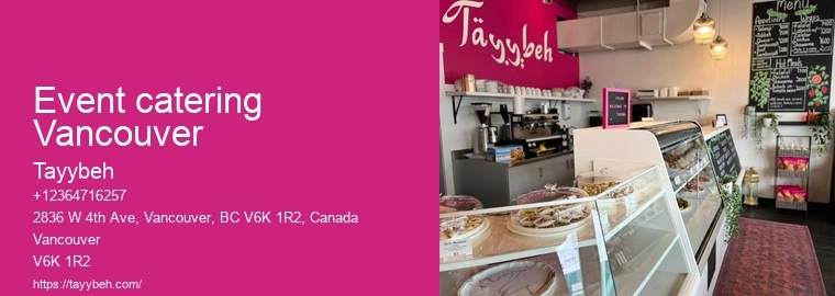 Local catering reviews and ratings Vancouver