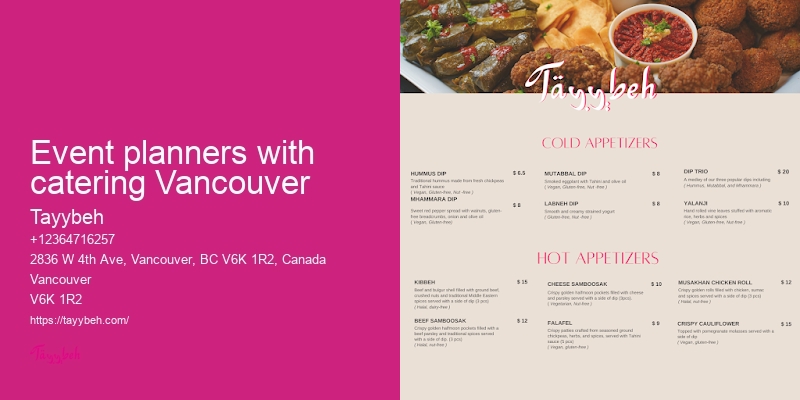 Vancouver halal event catering