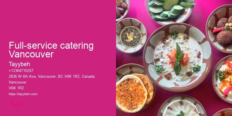 Professional event catering Vancouver