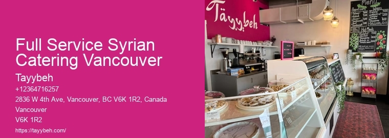 Vancouver catering for business lunches
