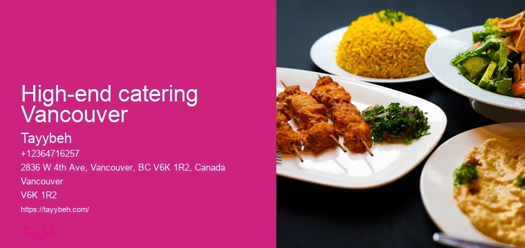 Vancouver catering for office events
