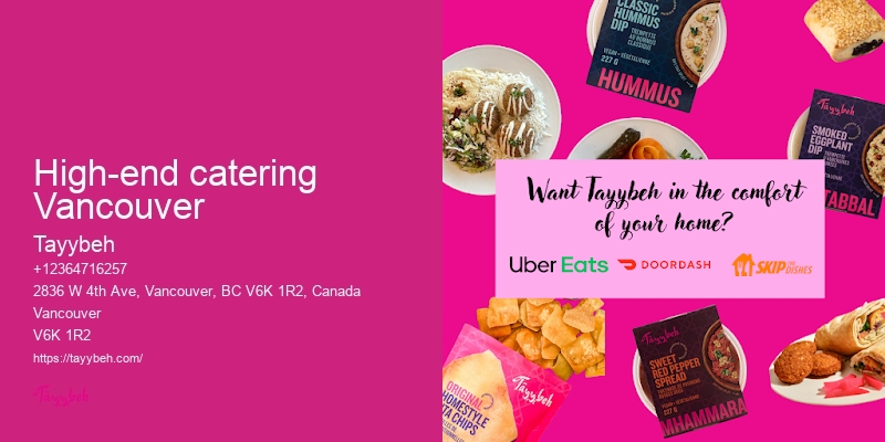 Syrian Food Catering Experts Vancouver