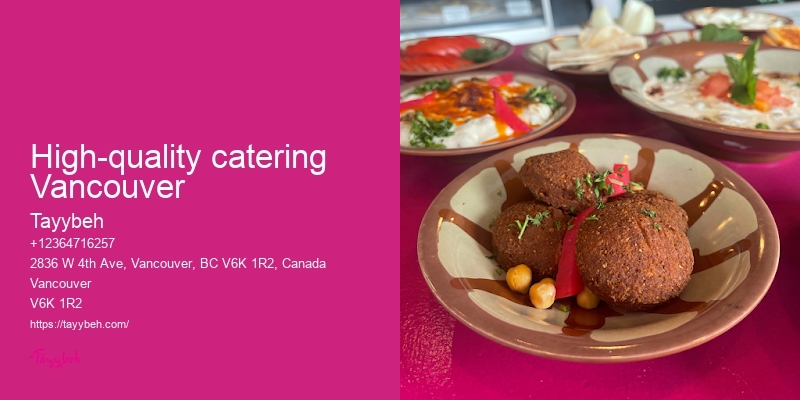 Vancouver catering for workshops