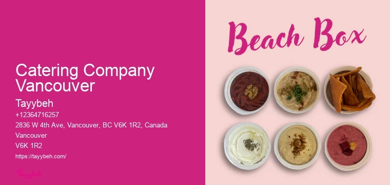 Vancouver catering options