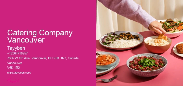 Vancouver catering reviews