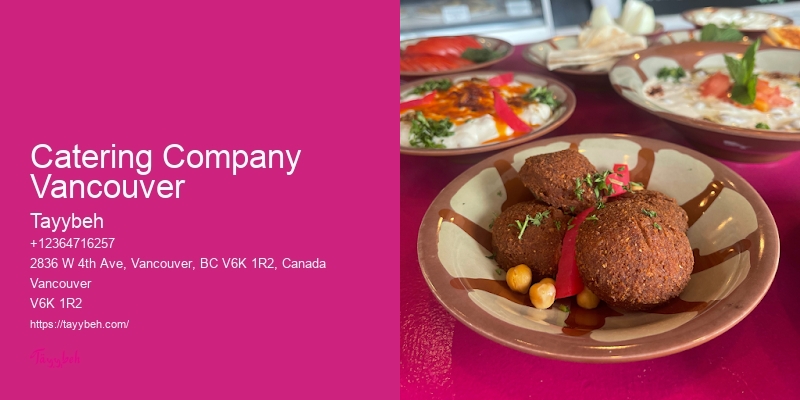 Award-Winning Catering Services Vancouver