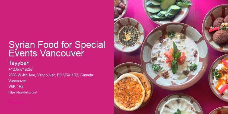 Customizable catering Vancouver