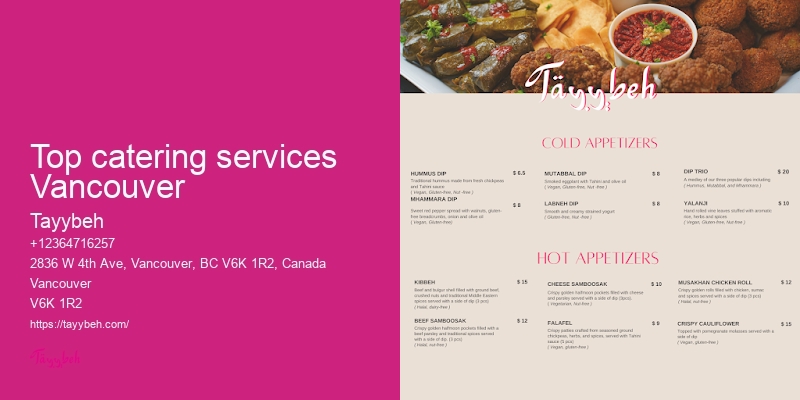 Catering for trade shows Vancouver