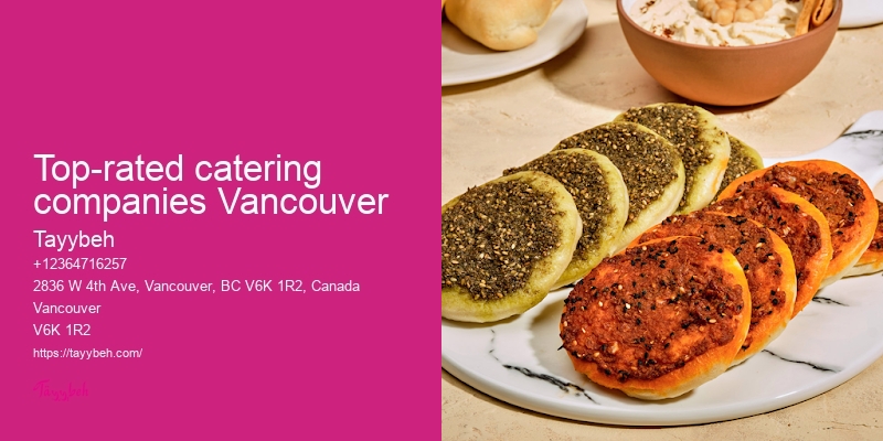 Premium catering services Vancouver