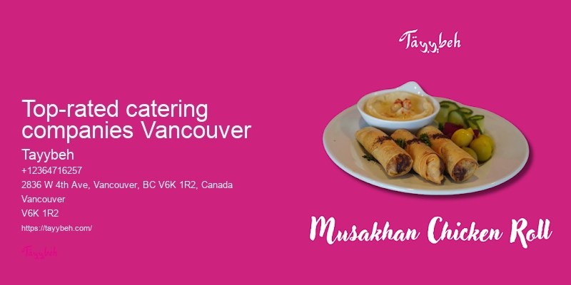 Vancouver catering for family celebrations