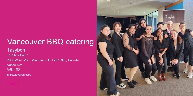 Vancouver BBQ catering