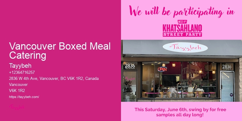 Special Event Catering Vancouver