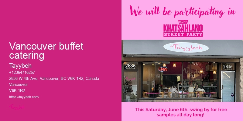 Syrian Food Experts Vancouver