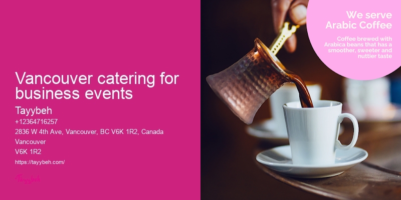 Professional catering services Vancouver