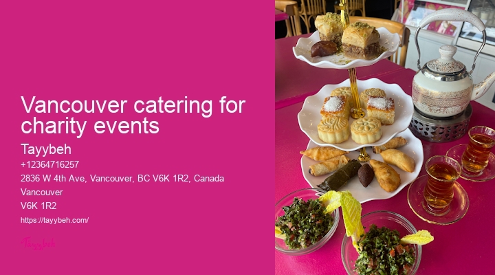 Syrian Pop-Up Events Vancouver