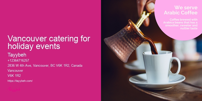 Wedding catering ideas Vancouver