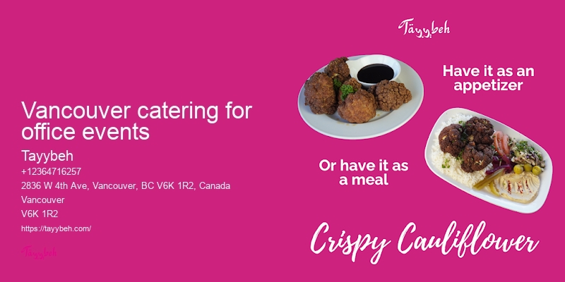 Corporate catering Vancouver