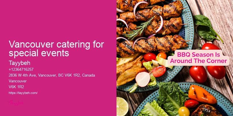 Top catering services Vancouver