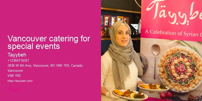 Catering delivery Vancouver