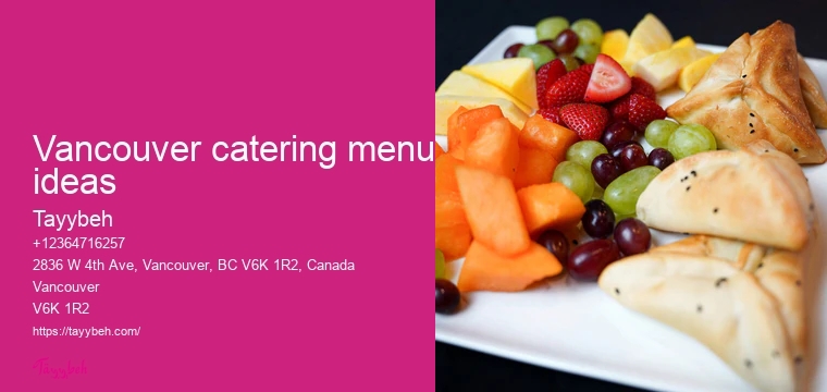 Vancouver catering for parties