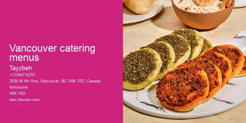 Syrian Food for Corporate Events Vancouver