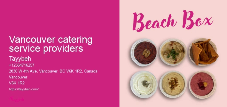 Wedding Catering Packages Vancouver