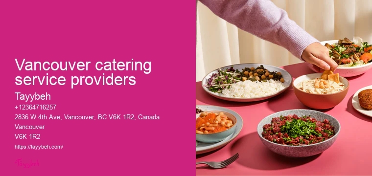 Syrian Food Catering for Private Events Vancouver