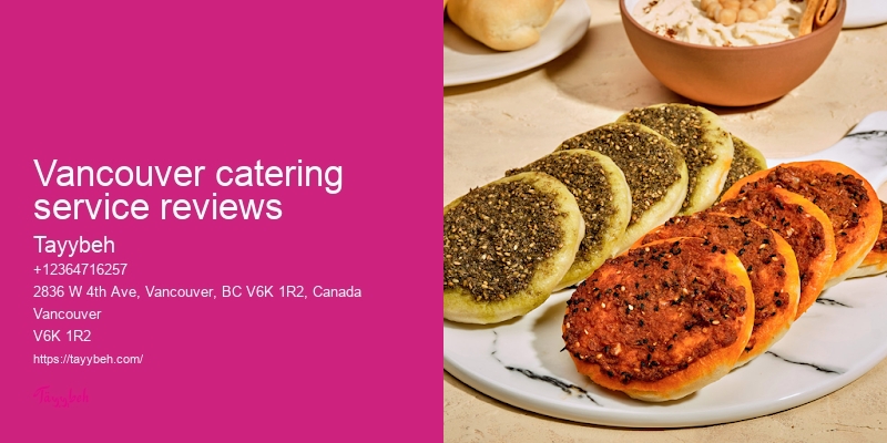 Affordable Syrian Catering Vancouver