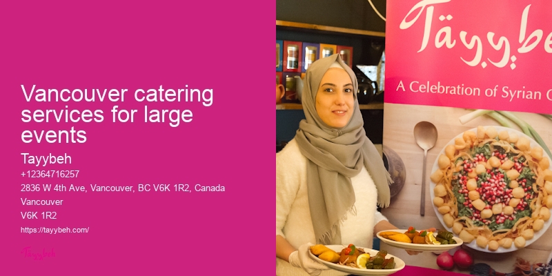 Vancouver Syrian Food Catering Reviews