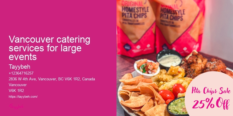 Catering menu ideas Vancouver