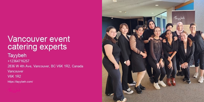 Vancouver event catering experts