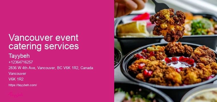 Vancouver catering for office parties