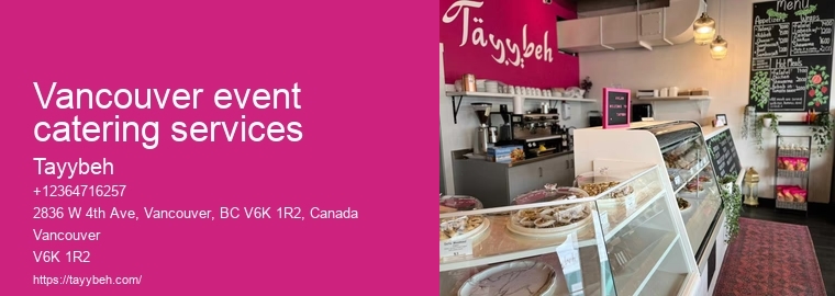 Vancouver catering for large gatherings